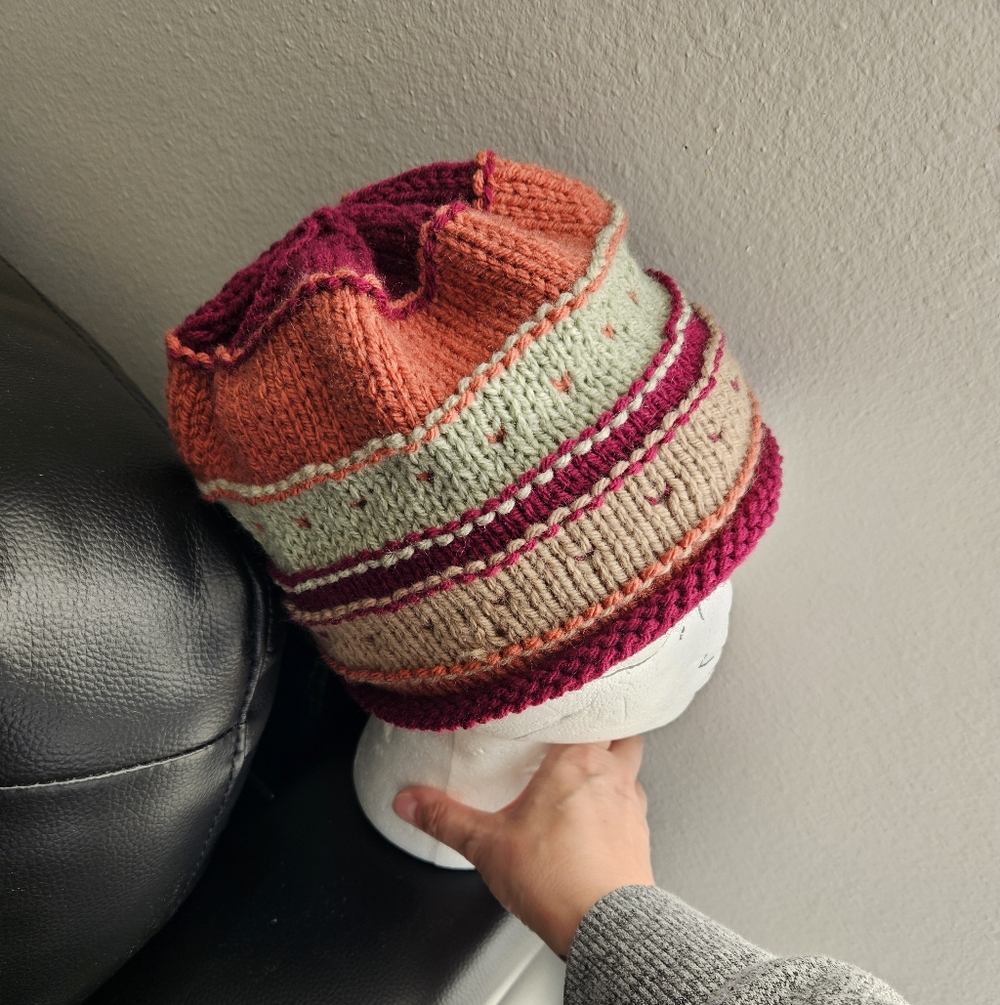 Handmade Colorful Knit Hat